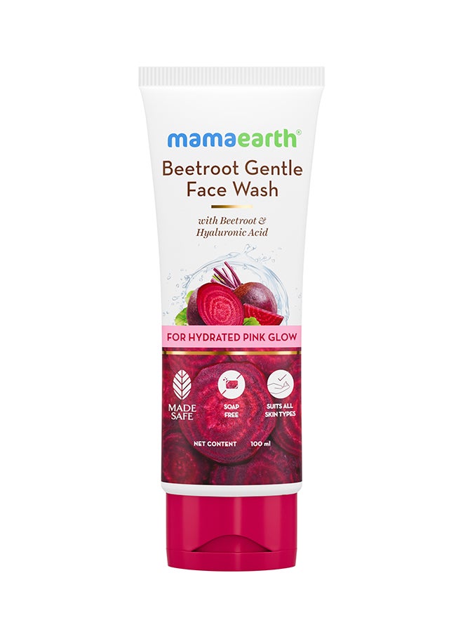 Mamaearth ME Beetroot Gentle Face Wash 100 ml - Image 1